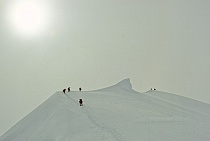 Descending Karsten's Ridge